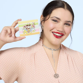 Mickey & Friends Rainbow Stripes Card Holder, Image 2